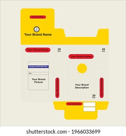 Box And Packaging Template Design