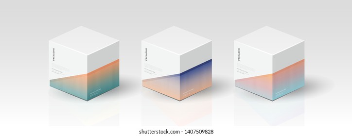 Box, packaging template for product vector design illustration. - Vector