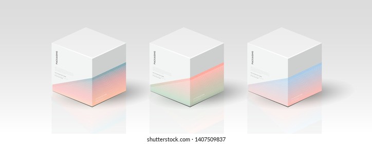 Box, packaging template for product vector design illustration. - Vector