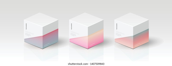 Box, packaging template for product vector design illustration. - Vector