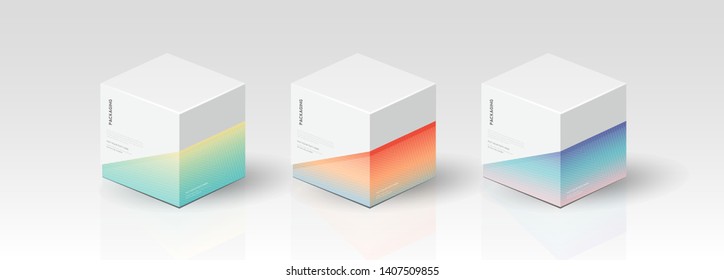 Box, packaging template for product vector design illustration. - Vector