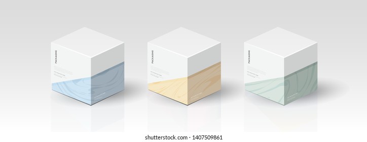 Box, packaging template for product vector design illustration. - Vector