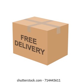 BOX PACKAGING VECTOR. FREE DELIVERY