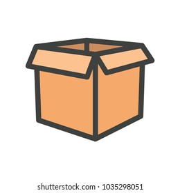 Box packaging. vector illustration