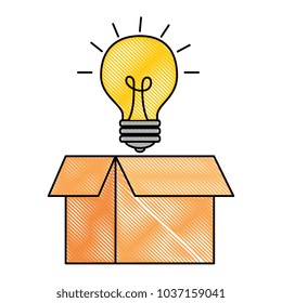 box packing with bulb