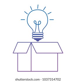 box packing with bulb