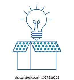 box packing with bulb