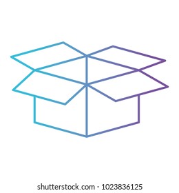 box packing isolated icon