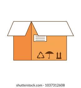 box packing isolated icon