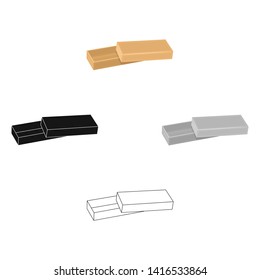 Box, packing, paper, and other web icon in cartoon,black style.Shell, framework, case, icons in set collection.