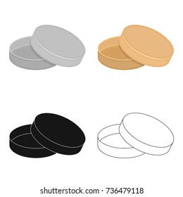 Box, packing, paper, and other web icon in cartoon style. Shell, framework, case, icons in set collection.