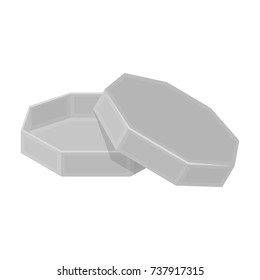 Box, packing, paper, and other web icon in monochrome style.Shell, framework, case, icons in set collection.