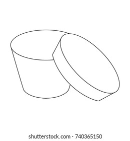 Box, packing, paper, and other web icon in outline style.Shell, framework, case, icons in set collection.
