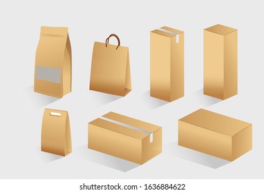 Box and Paper bag package for any product