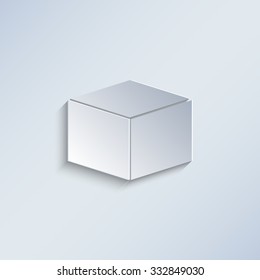 box - paper vector icon