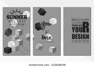 Box pattern card template vector illustration design wallpaper background collection
