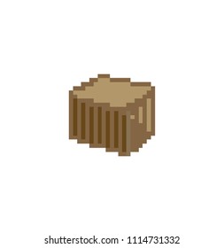 Box in  pixel art, 8 bit, 16 bit