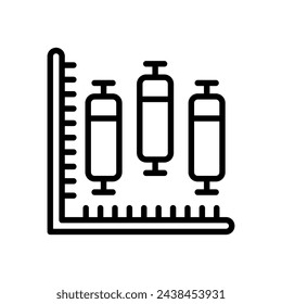 Box Plot  icon in vector. Logotype