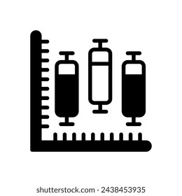 Box Plot  icon in vector. Logotype