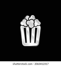 Box mit silbernem Popcorn-Symbol