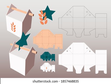 Box Present Die Cut Birthday Gift China