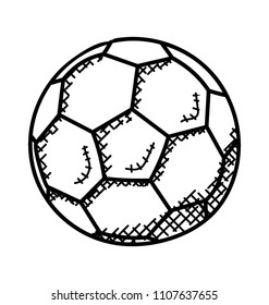 
Box printed heavy ball for playing football. 
