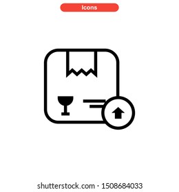 box product icon isolated sign symbol vector illustration - high quality black style vector icons
