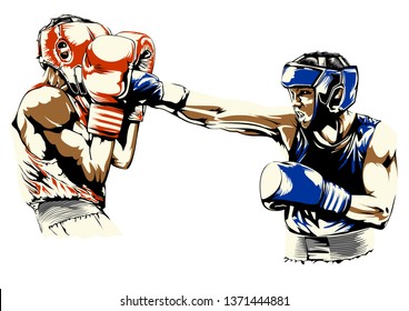 Box professional fighters 