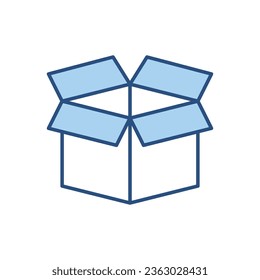 Box related vector icon. Isolated on white background. Vector illustration