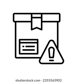 box report icon for your website, mobile, presentation, and logo design.