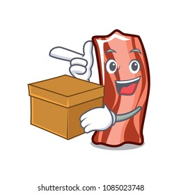 With box ribs character cartoon style