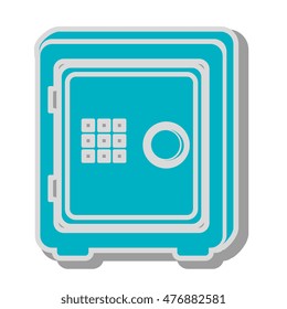 box safe money  icon design