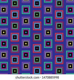 BOX, SEAMLESS PATTERN FULL COLOR AND BACKGROUND BLUE 
