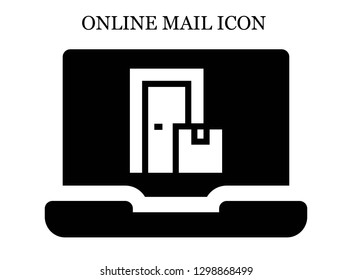Box search icon. Editable Box search icon for web or mobile.