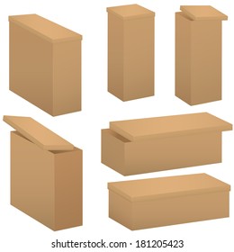 Box set. This is file of EPS-10 format.
