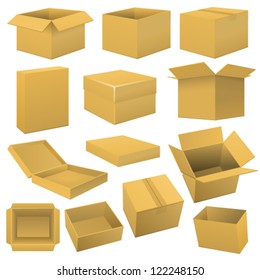 Box set. Vector