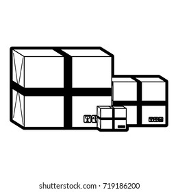 box shipping delivey icon image 