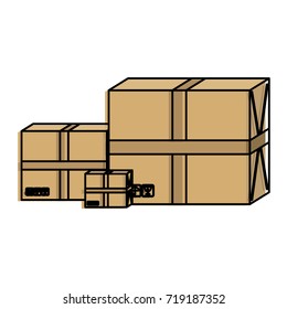 box shipping delivey icon image 