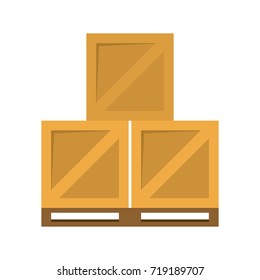 box shipping delivey icon image 