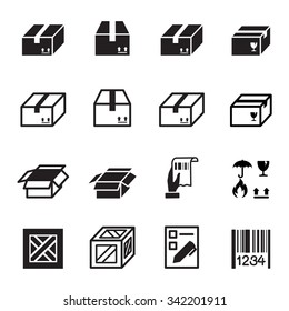 Box , Shipping & Logistics icons set