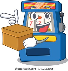 With box slot machine isolated in the character