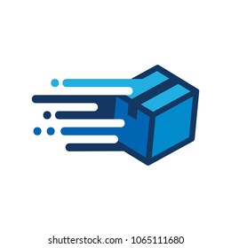 Box Speed Logo Icon Design
