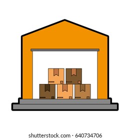 box in storage icon image 