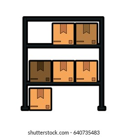 box in storage icon image 