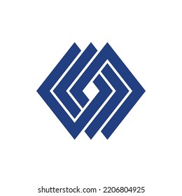 Box Structure Logo Design Template