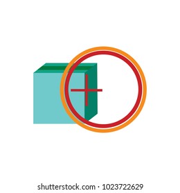 Box Target Logo icon design