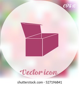 Box for tea icon