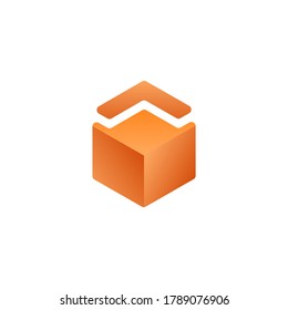 Box Tech Startup Logo Design