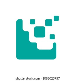 box technology logo vector, techno vector illustration