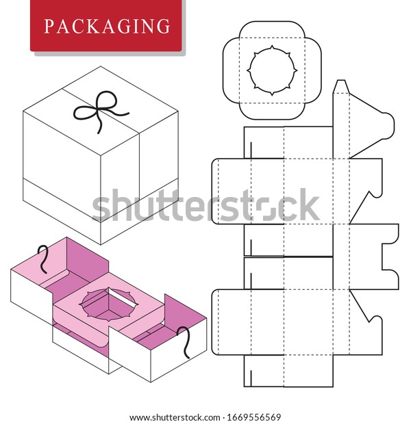 Box Template Design Product Stock Vector (Royalty Free) 1669556569 ...